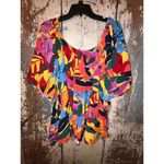 Terra & Sky  women’s blouse size 2X bold colors Photo 2
