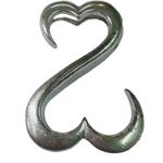 Zales Jane Seymour Sterling Silver Open Heart Pendant Photo 0