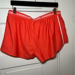 Under Armour Women's Bright Orange Athletic Shorts w/ Pockets Elastic Waist NWOT Photo 1
