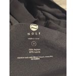 Noli Black Sports Bra Tank Top Square Neck Adjustable Straps Medium Photo 3