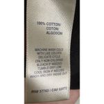 Rafaella Black Long Sleeve Tee, Bow Collar, Keyhole, Large Photo 4