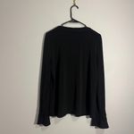 Karl Langerfeld Black Lace Bell Sleeve Long Sleeve V Photo 2