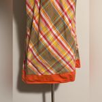 Xxi EUC  Orange and Red Plaid Sleeveless Dress with Pockets size medium Photo 7