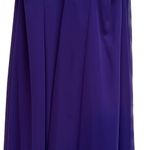 David's Bridal Beautiful PURPLE SHEER LONG CHIFFON DRESS WITH 
SWEETHEART NECKLINE Photo 1