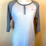 Nike Heather Grey Two Tone Henley Photo 0