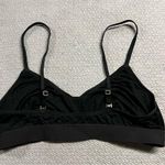 Madewell  Micromodal Katya Black Scoopneck Bralette Size Large EUC Photo 3