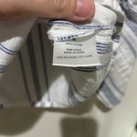 Romeo + Juliet Couture Blue and White Striped Blouse Photo 2