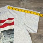 Freeze NASA American Flag Crop Top Boxy Tee size L Gray Size L Photo 3
