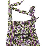 Vera Bradley Plum Petals Quilted Hipster Crossbody Bag Adjustable Strap Clean Photo 0