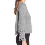 Leith  Imitation Pearl Detail Statement Sleeve Knit Top Size S Photo 2