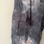 Sanctuary x Anthropologie Tie Dye Cargo Pants Blue Pink Adjustable Waist/Ankles Photo 4