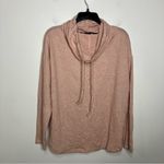 prAna pink heathered funnel neck pullover women’s size XL casual athleisure Photo 2