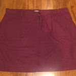 Hollister Burgundy Skirt Photo 0