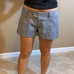 Rubbish Linen grey shorts junior’s Women’s size 7 gray coastal nautical neutral minimal Photo 0