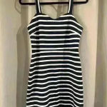 Old Navy Women’s Navy Blue Striped  Dress Photo 0