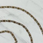 Skinny Gold Tone Swirl Chain Link Purse Handbag Replacement Strap ✨ Photo 4