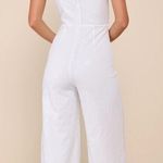 Lulus Cheers to Chic Ivory Mesh Sequin Sleeveless Wide-Leg Jumpsuit Photo 1