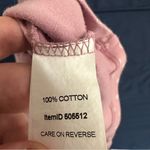 L.L. Bean Pink and White Long Sleeve Cotton Tee Size XL Photo 5