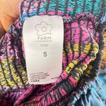 Farm Rio  Women's Rainbow Mix Printed Mock Neck Crop Top || small Photo 10