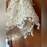 Miami  cream lace shorts stretchy waistband - size small Photo 2