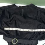 Vintage black dress with belt Melissa Petites • modest dress • black wedding Photo 8