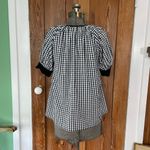 Tuckernuck Pomander Place Black & White Gingham Short Sleeve Top Photo 4