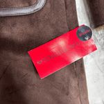 via spiga  Deadstock 90s Y2K vintage brown espresso Long Coat size small NWT new Photo 9