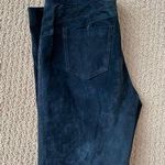 Etcetera Black Y2K Suede Straight Leg Pants Photo 5