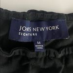 Jones New York  Black and White Striped Long Sleeve Top Women’s Medium Photo 2