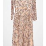 Mac Duggal NWT  Sequin Beaded Long Sleeve Gown 5496 Blush Pink Women's Size 10 Photo 4