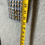 Alexa Admor Womens Shirt Dress Green Blue Color Midi Size S Belted Long Sleeve‎ Photo 2