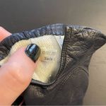 Vintage 1950s/1960s Ink Navy Blue Italian Leather Orlon Lined Women’s Gloves Photo 5