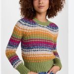 NEW MOTHER The Inset Puff Sleeve Jumper Sweater, Size L New w/Tag Retail $325 Size L Photo 1
