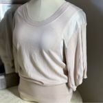 BCBGirls  Soft Cream Short Sleeve Top Photo 3