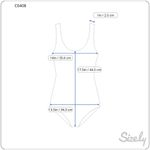 Helen Jon Womens Swimsuit Black Plunge Tortoise One Piece Halter Beach Small Photo 9