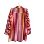 Tuckernuck Beach Roit Alexa tunic top striped orange pink beach cover up Sz L/XL Photo 4