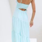 Fortunate One  Maxi Dress Blue Photo 2