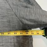 Moonlight  Y&S Fashion Design Linen Lagenlook Black Striped Blouse Size Large Photo 5