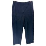 Talbots NWT SuperSoft Cropped Cargo Pants Navy 6 Photo 5