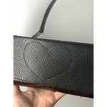 Brighton  Women's Leather Handle Shoulder Bag Black Brown 13x10” Photo 8