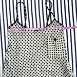 Ace & Jig Linen Blend Polka Dot Embroidered Pocket Tank Medium Photo 3