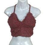 Aerie  Mauve Bralette size L Photo 0