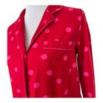 Kate Spade Polka Dot Pajama Top Womens Size S Red Pink Loungewear Sleep Photo 7