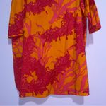 ModaPosa Gabriella Tunic Dress Big Coral Orange Fuchsia Women Size XL Beach Chic Photo 9