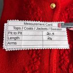 Croft & Barrow Croft And Barrow Womens Sweater Size XL Red Embroidery Christmas Holiday Party Photo 11