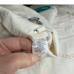 Olivaceous White Denim Mini Skirt Fringe Hem Coastal Cowgirl Country Jean Medium Photo 6