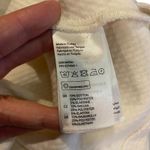 H&M  Peplum Top‎ Sleeveless V-Neck Textured Party Career Medium Bridal Coquette Photo 4