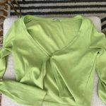 ZARA Lime Two Piece Lounge Set Photo 0