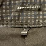 Counterparts  large Blue, gray and clack plaid pull on women's pants Photo 4
