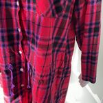 Victoria's Secret Victoria’s Secret Dreamer Red Plaid Sleep Shirt L Photo 3